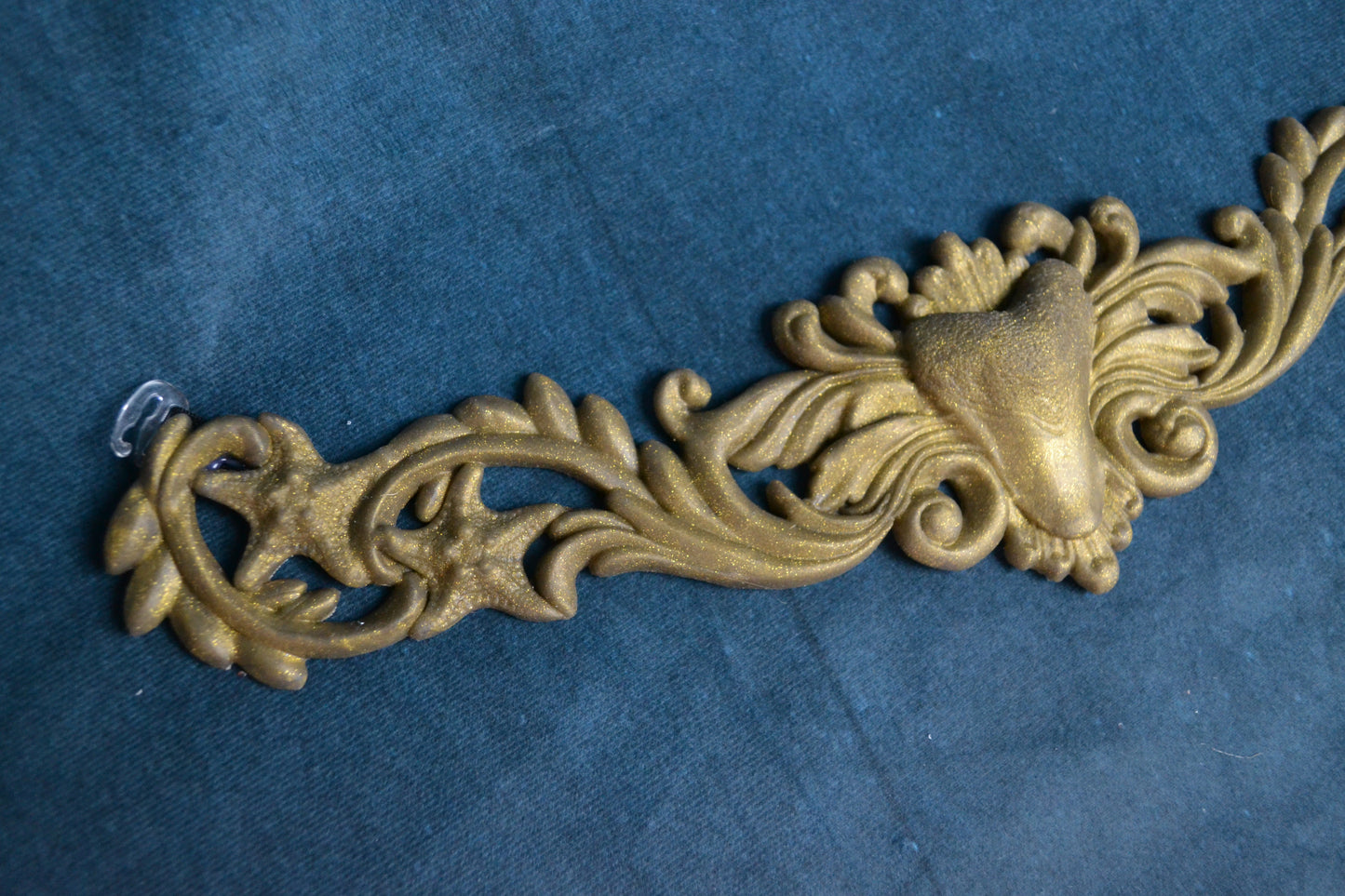 SAMPLE Silicone Choker bronze gold