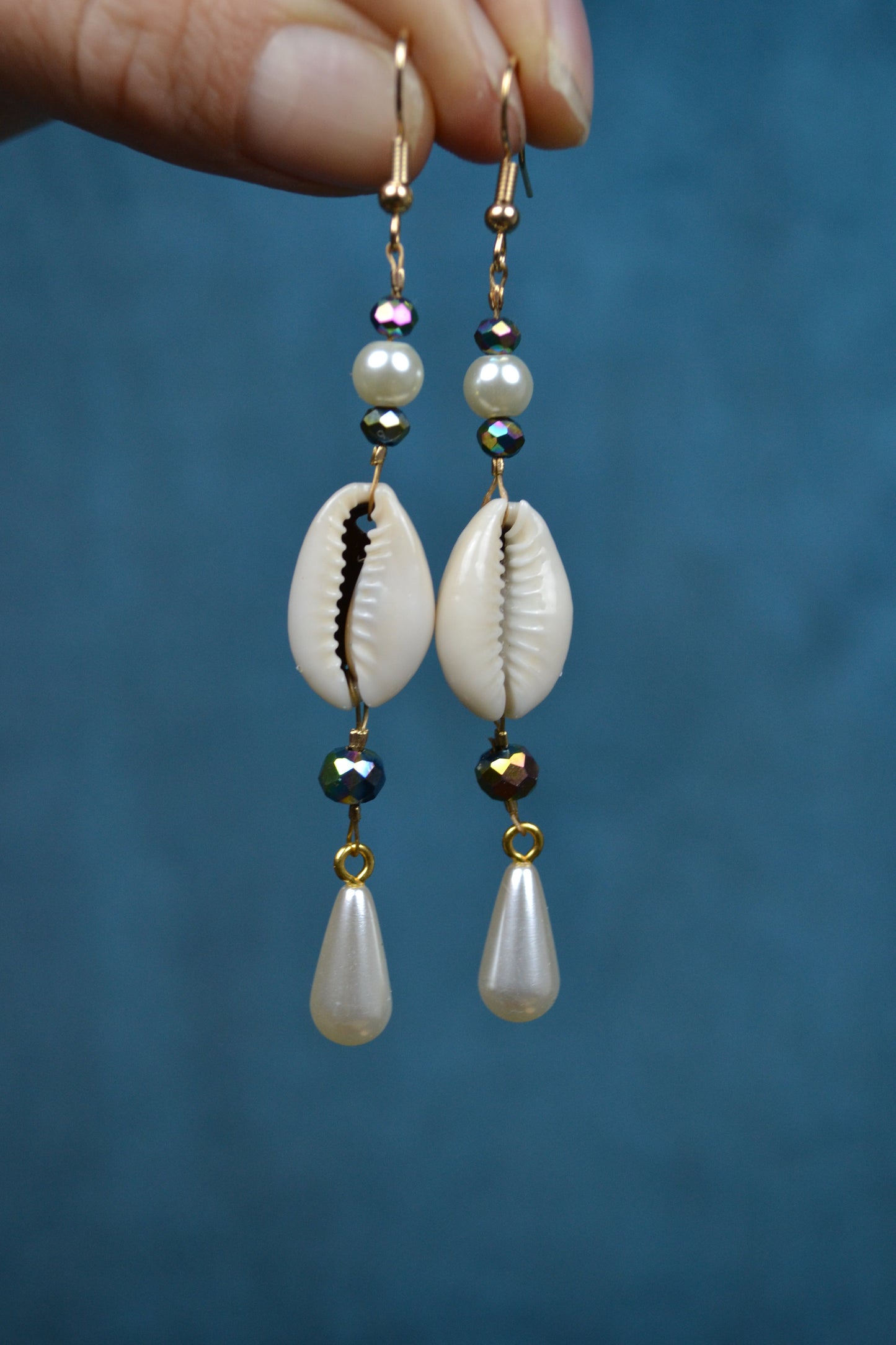 Long Kauri Earrings AB gold